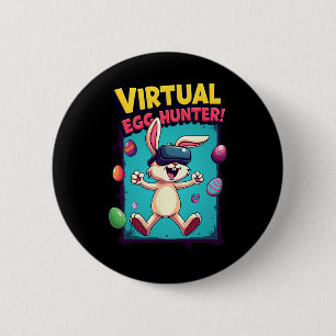 Virtueller Ei-Jäger - Lustiger Gamer Bunny Vr Oste Button