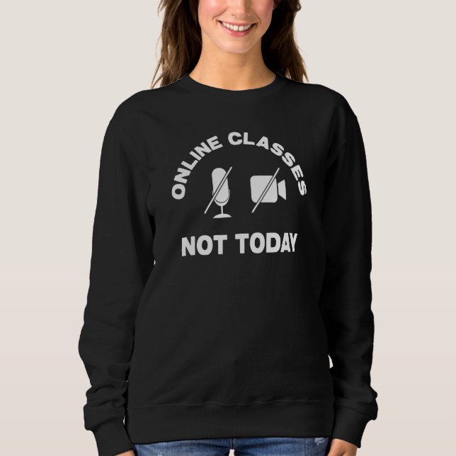 Virtueller Online-Schul-Fernunterrichtslehrer Sweatshirt (Vorderseite)