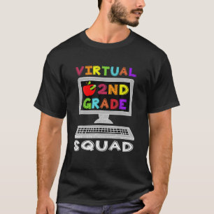 Virtueller Zweitplatzierter-Lehrer-Schüler zurück T-Shirt