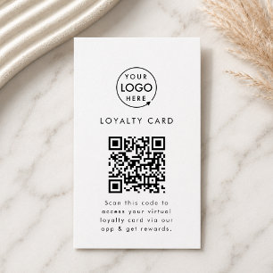 Virtuelles Belohnungs-App-QR-Code-Geschäftslogo Di Treuekarte