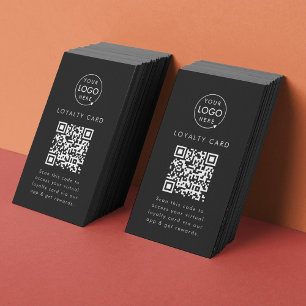 Virtuelles QR-Code-Prämie für das digitale Logo fü Treuekarte