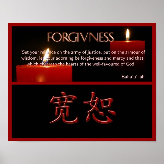 VIRTUES Posters Poster (Vorne)