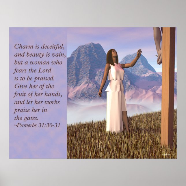 Virtuose Frau Poster (Vorne)