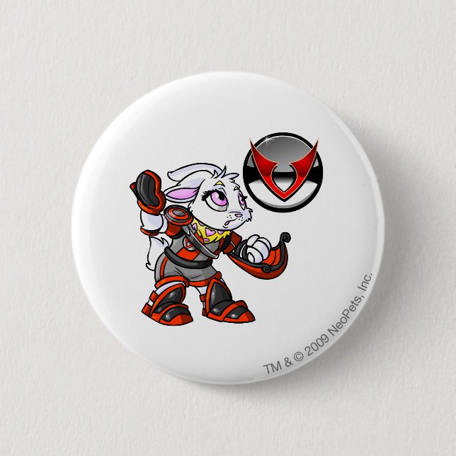 Virtupets Raumstations-Team-Kapitän 1 Button (Vorderseite)