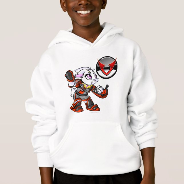 Virtupets Raumstations-Team-Kapitän 1 Hoodie (Vorderseite)