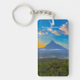 Virunga-Nationalpark, DR Kongo - Volcano Slim Schlüsselanhänger