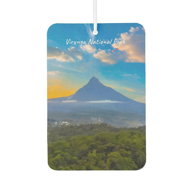 Virunga-Nationalpark, DR Kongo - Vulkan Autolufterfrischer (Vorderseite)