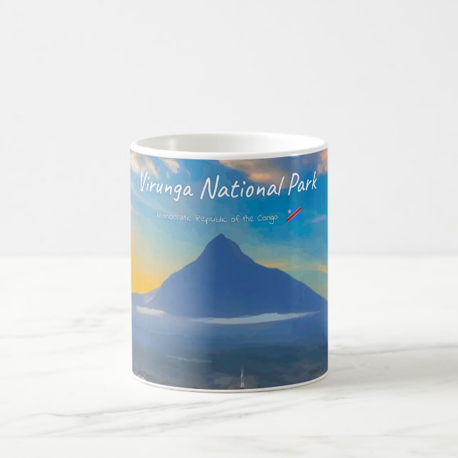 Virunga-Nationalpark, DR Kongo - Vulkan Kaffeetasse (Mittel)