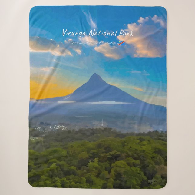 Virunga-Nationalpark, DR Kongo - Vulkan Sherpadecke (Vorderseite)