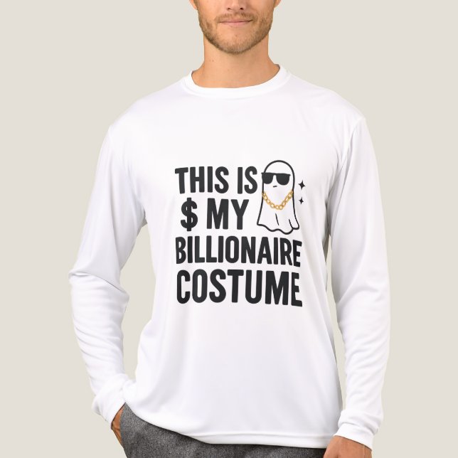 Virus 2025 Billionaire Ghost Halloween Tri-Blend Shirt (Vorderseite)