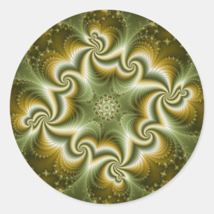 Virusmutation Runder Aufkleber