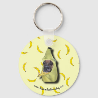 Vis, Rire, Aimez Les Bananes. Porte-clé