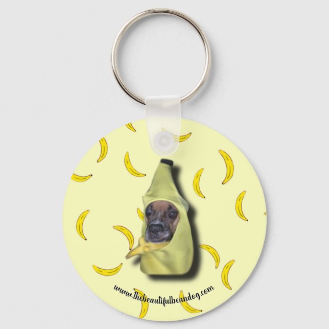 Vis, Rire, Aimez Les Bananes. Porte-clé (Recto)