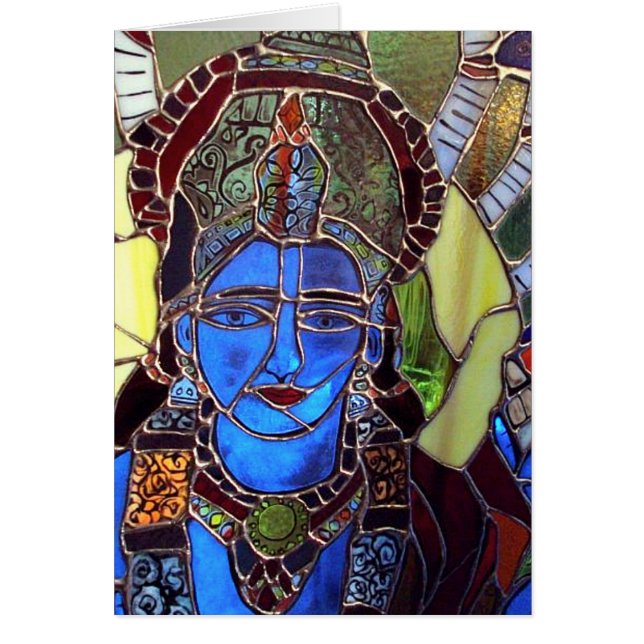 Visage de carte de Vishnu (Devant)