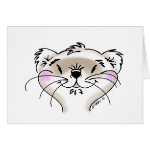 Visage de Ferret comique