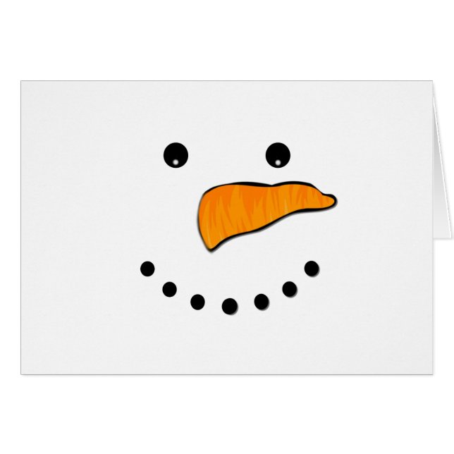 Visage de neige (Devant horizontal)