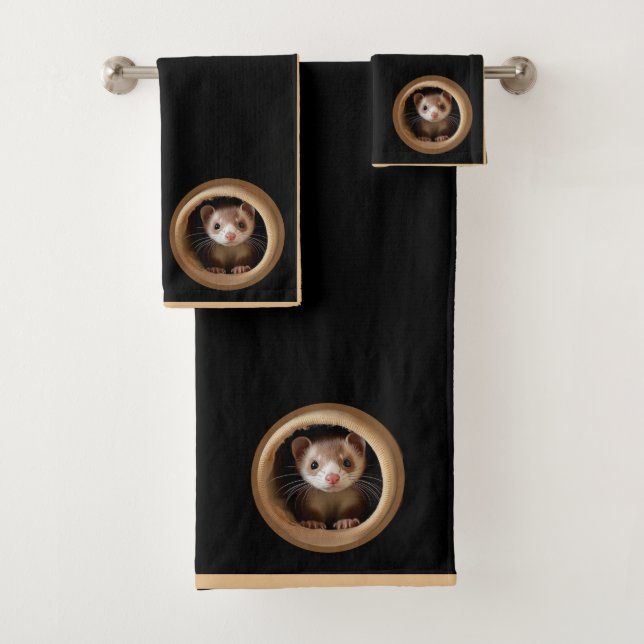 Visage du Ferret de bébé - Ferrets mignons (En situation)