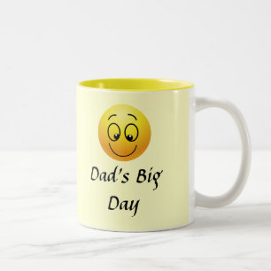 Visage élégant, Joyeux, Mug de café du jour de pap