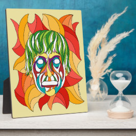Visage Grimace Fotoplatte