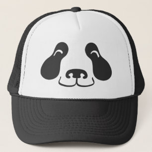 Visage heureux de panda - casquette