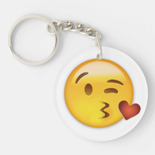 Visage jetant un baiser Emoji