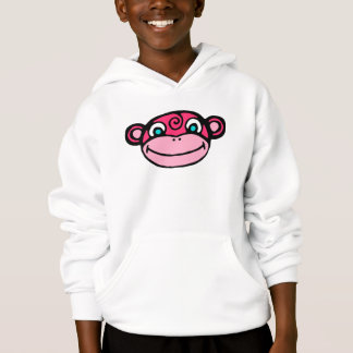 Visage rose de singe mignon