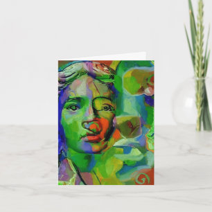 Visages art informatique Mark Westerfield, carte  