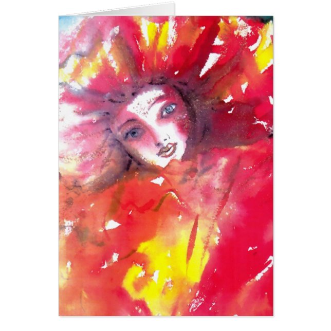VISAGES DE MASQUÉRADE VÉNÉTIENNE - MASQUE EN ROUGE (Devant)