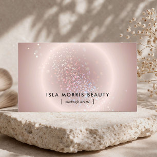 Visagist Celestial Glow Luxe Blush Pink Visitenkarte