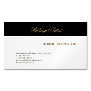 Visagist Friseur Visitenkarte Magnetische Visitenkarte