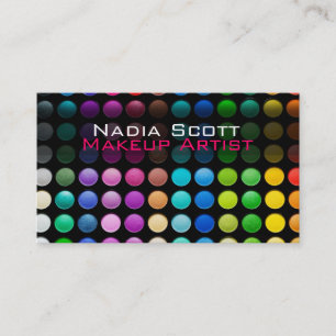 Visagistin Palette Visitenkarte Hell