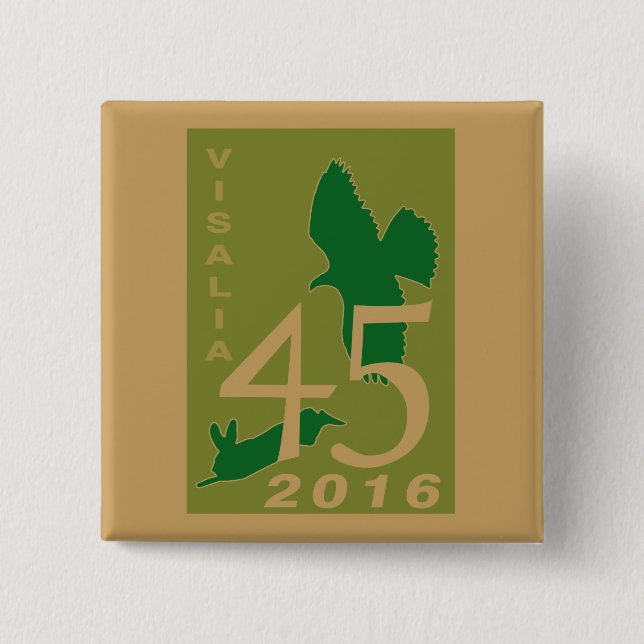 Visalia 2016 button (Vorderseite)