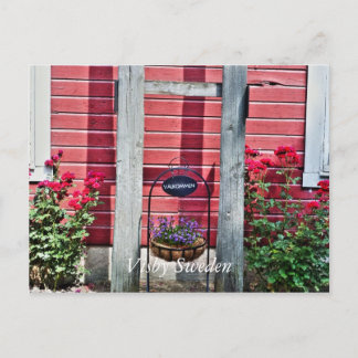 Visby Begrüßungszeichen Postkarte