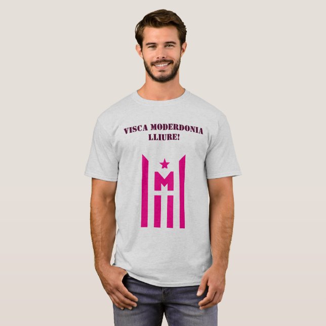 Visca Moderdonia lliure! T-Shirt (Vorne ganz)