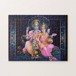 Vishnu et Lakshmi - puzzle grand