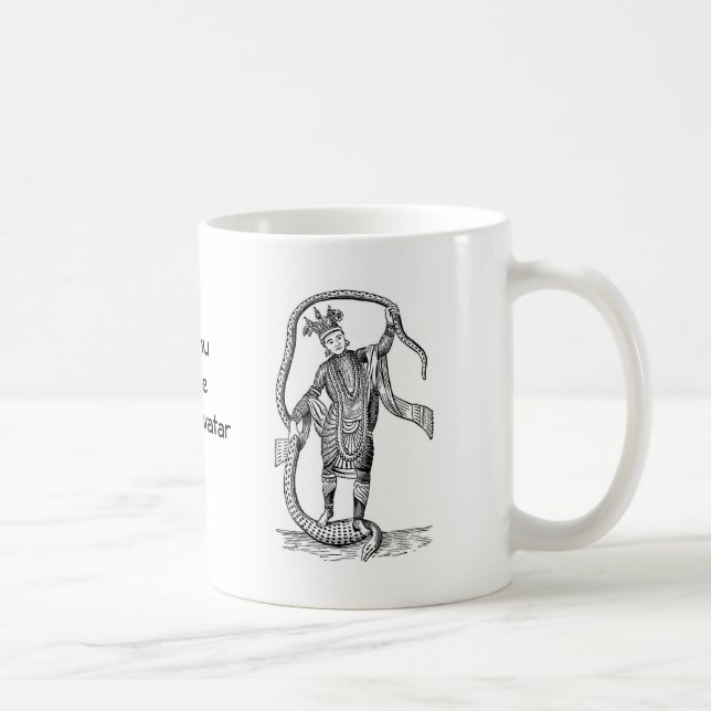 Vishnu im 8. Avatar Kaffeetasse (Rechts)