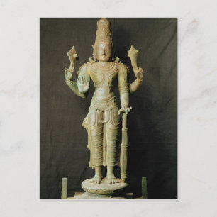Vishnu, Late Chola Postkarte