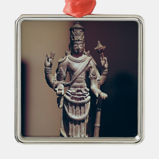 Vishnu Ornament Aus Metall (Vorne)
