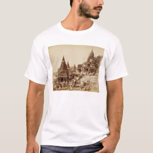 Vishnu Pud und andere Tempel, Benares (Sepia-Foto T-Shirt