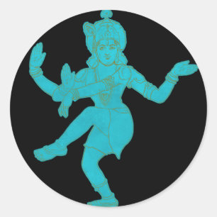 Vishnu Runder Aufkleber