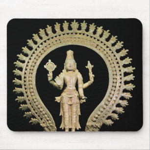 Vishnu, spätes Chola Mousepad