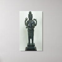 Vishnu-Statue in seiner dreifachen Form