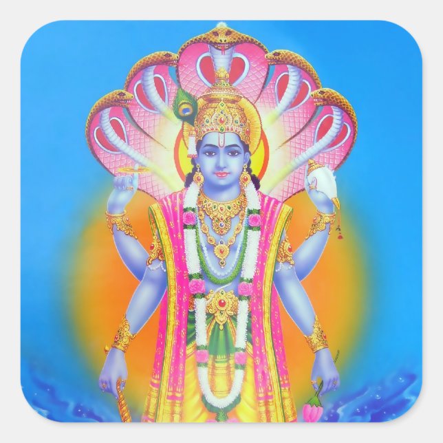 Vishnu Stickers (Vorderseite)