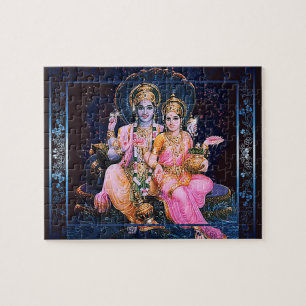 Vishnu u. Lakshmi - Puzzlespiel