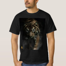 VISHNX Dark Majestic Tiger in Shadows Grafik-T-Shi