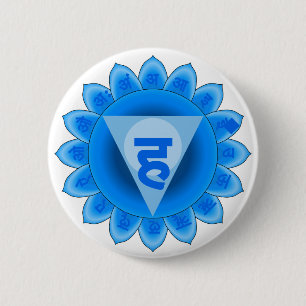 Vishuddha die Kehle Chakra Button