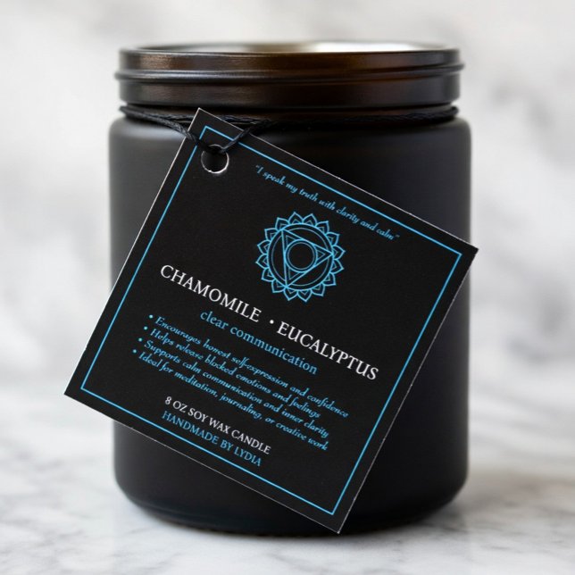 Vishuddha Throat Chakra Candle Label (Von Creator hochgeladen)