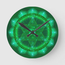 Vishuddhi Chakra grüne Uhr