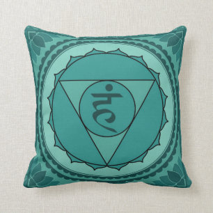 Vishuddhi oder Rachenchakra Pillow Kissen
