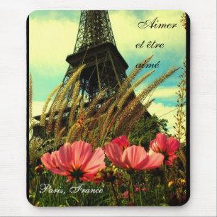 Visier und être aimé - zur Liebe und wird gelieb Mousepad